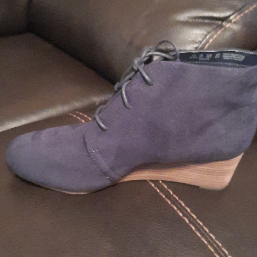 Suede booties
